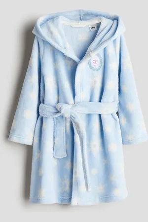 H&M Bademantel aus Fleece - Blau - Kinder