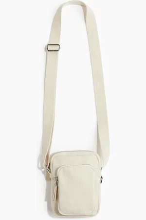 H&M Crossbody-Tasche aus Canvas - Weiß - Herren