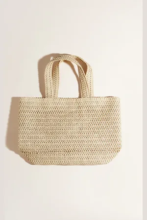 H&M Shopper aus Stroh - - Damen