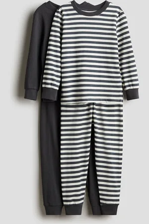 H&M 2er-Pack Baumwollschlafanzüge mit Print - - Kinder