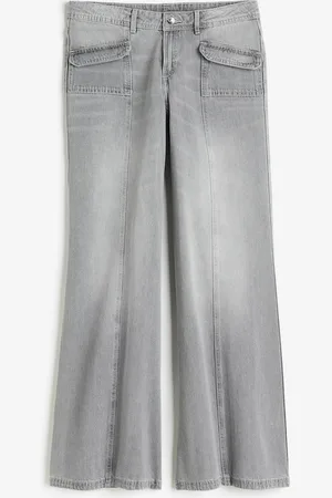 H&M Wide Regular Jeans - - Damen