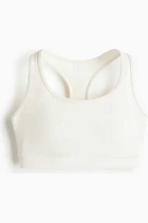 H&M Sport-BH mit SoftMove Medium Support - Weiß - Sportswear