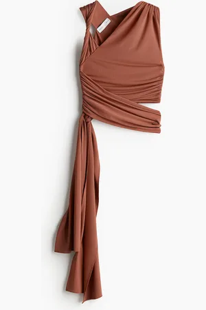 H&M Asymmetrisches Wickeltop - - Damen