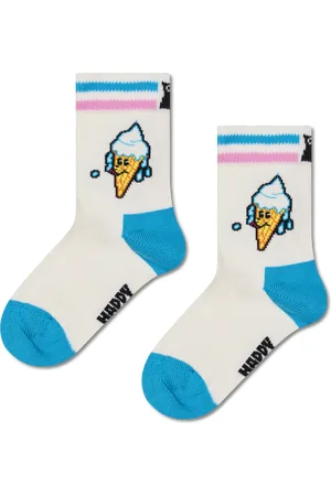Happy Socks Weiße Happy Ice Cream Socken für Kinder