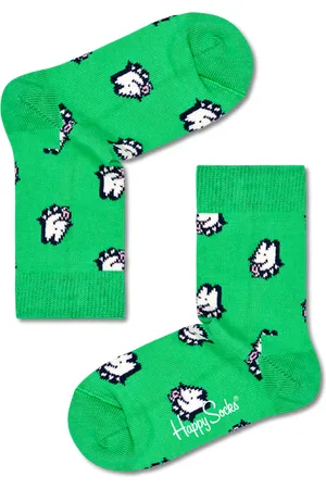 Happy Socks Grüne Hund Kindersocken |