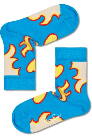 Happy Socks Türkise Kinder Bling It Crew Socken