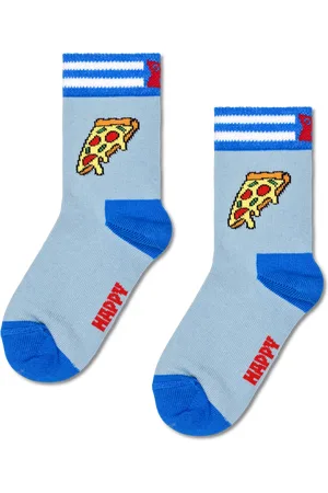 Happy Socks Kids Light Blau Pizza Slice Crew Socke