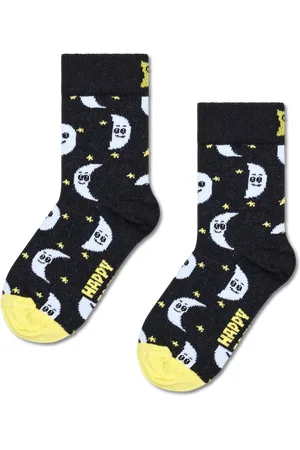 Happy Socks Kids Schwarz Moon And Stars Crew Socke
