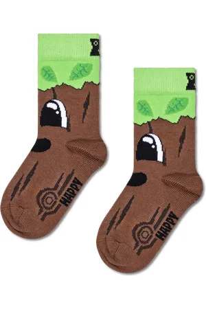 Happy Socks Kids Braun Happy Tree Crew Socke