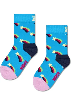 Happy Socks Kids Türkis Shooting Star Crew Socke