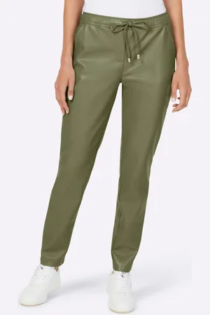 Heine Lederimitat-Hose