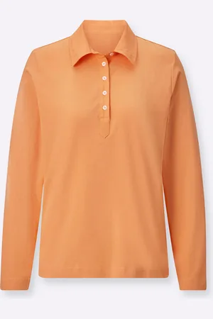 Heine Langarm-Poloshirt
