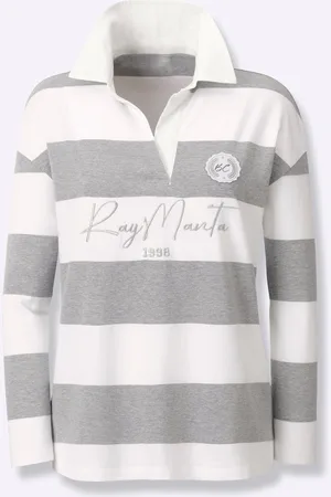 Heine Langarm-Poloshirt