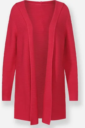 Heine Kapuzenstrickjacke