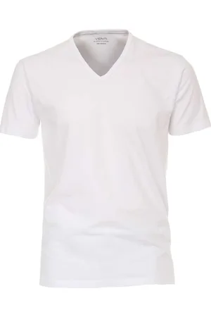 Venti T-Shirt V-Ausschnitt Doppelpack , Einfarbig