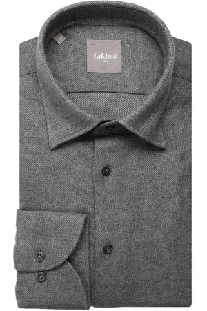 fakts Slim Fit Hemd , Einfarbig