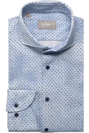 fakts Slim Fit Hemd , Gemustert