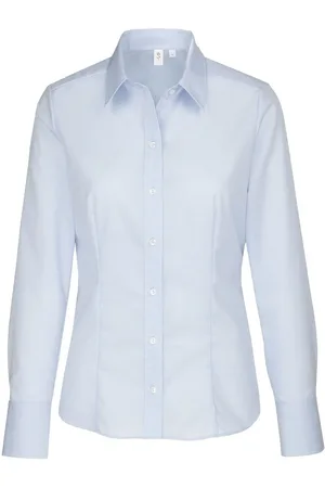 Seidensticker Regular Fit Bluse , Einfarbig