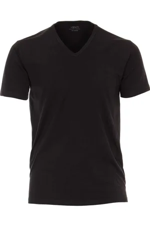 Venti T-Shirt V-Ausschnitt Doppelpack , Einfarbig