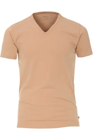 Venti T-Shirt V-Ausschnitt Doppelpack , Einfarbig