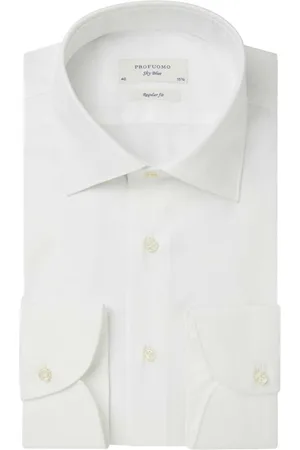 Profuomo Sky Blue Regular Fit Hemd , Einfarbig
