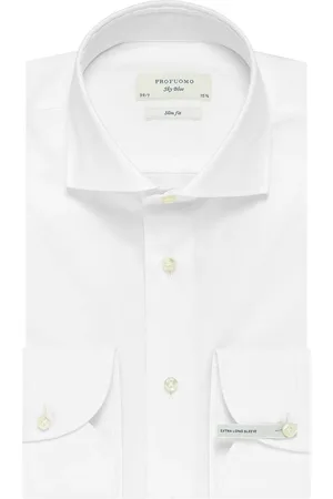 Profuomo Sky Blue Slim Fit Hemd super langer Arm