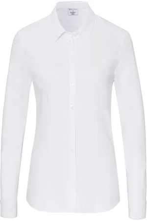 DESOTO Slim Fit Bluse , Einfarbig
