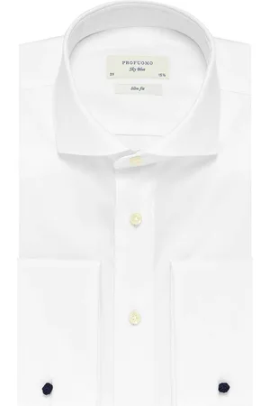 Profuomo Sky Blue Slim Fit Hemd , Einfarbig