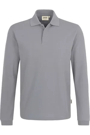 HAKRO 821 Comfort Fit Longsleeve Poloshirt , Einfarbig