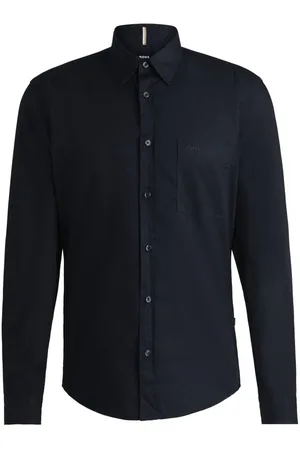 HUGO BOSS Regular Fit Hemd , Einfarbig