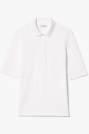 Lacoste Slim Fit Damen Poloshirt , Einfarbig