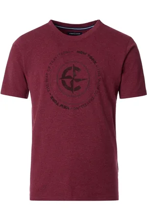 Casa Moda Regular Fit T-Shirt Rundhals , Einfarbig