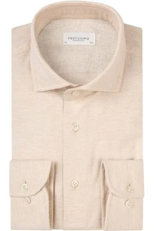 Profuomo Slim Fit Flanellhemd , Einfarbig