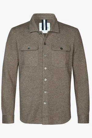 Profuomo Regular Fit Hemdjacke , Einfarbig