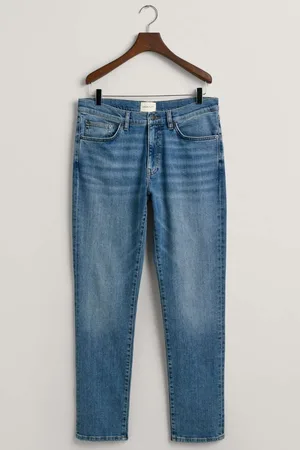 GANT Slim Fit Jeans , Einfarbig