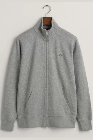 GANT Shield Regular Fit Sweatjacke , Einfarbig