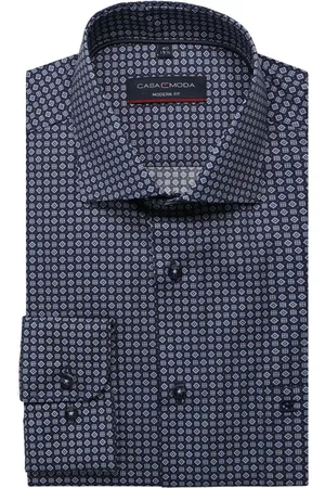 Casa Moda Modern Fit Hemd , Bedruckt
