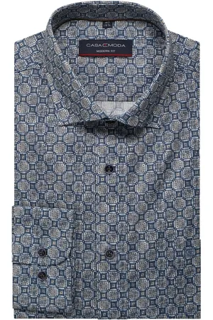 Casa Moda Modern Fit Hemd , Bedruckt