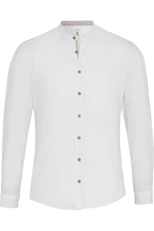 Pure Slim Fit Trachtenhemd , Einfarbig