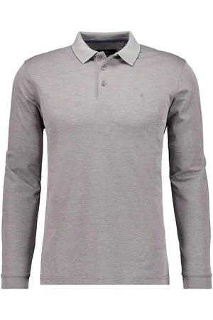 Ragman Soft Knit Regular Fit Longsleeve Poloshirt , Einfarbig