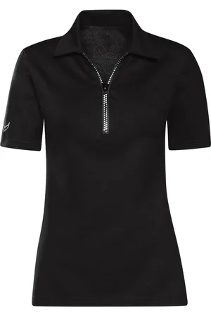 Trigema Slim Fit Damen Poloshirt , Einfarbig