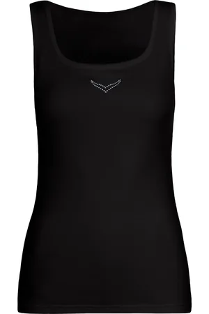 Trigema Slim Fit Damen Tank-Top , Einfarbig
