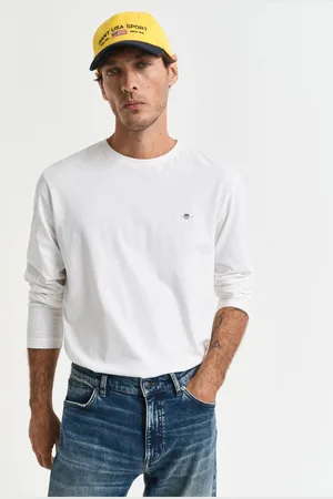 GANT Shield Regular Fit Longsleeve , Einfarbig