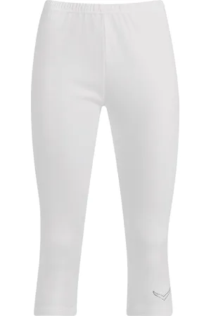 Trigema Slim Fit Damen Hose , Einfarbig