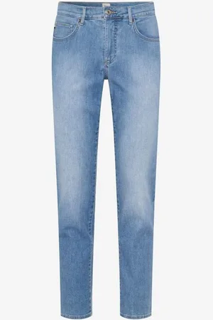 Brax Cadiz Straight Fit Jeans , Used-Look