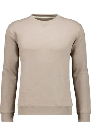 Ragman Regular Fit Sweatshirt Rundhalswalnuss, Einfarbig