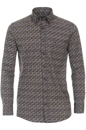 Casa Moda Casual Comfort Fit Hemd , Gemustert