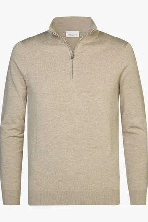 Profuomo Luxury Regular Fit Troyer , Einfarbig