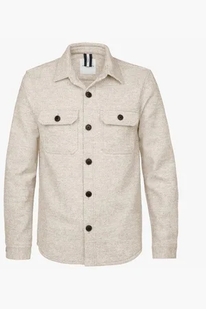 Profuomo Regular Fit Hemdjacke , Einfarbig