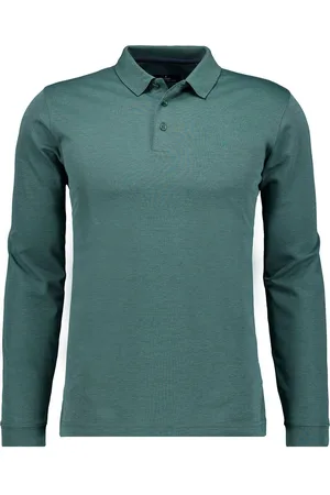 Ragman Soft Knit Regular Fit Longsleeve Poloshirt , Einfarbig